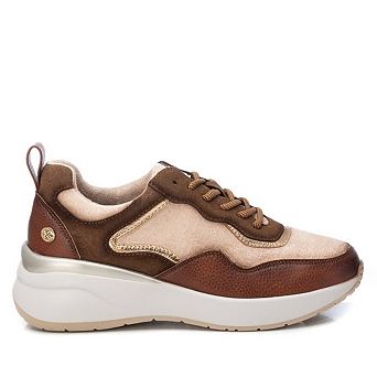 Women's Lace-Up Suede Sneakers By XTI