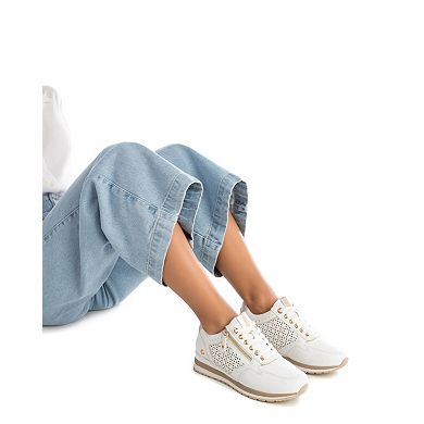 Women's Lace-Up Sneakers By XTI