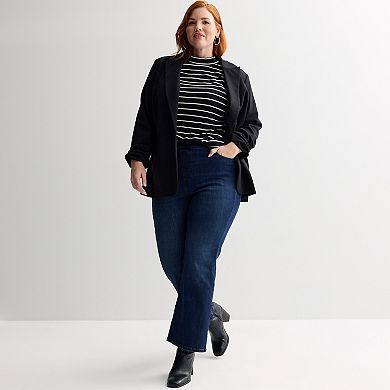 Plus Size Nine West Pull-On Bootcut Jeans