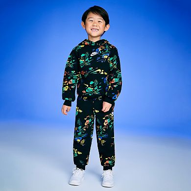 Boys 4-7 Nike All-Over Print Reveal Pullover Hoodie