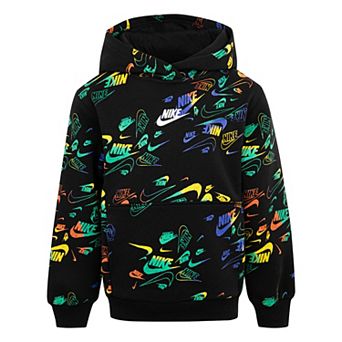 Boys 4-7 Nike All-Over Print Reveal Pullover Hoodie