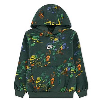 Boys 4-7 Nike All-Over Print Reveal Pullover Hoodie