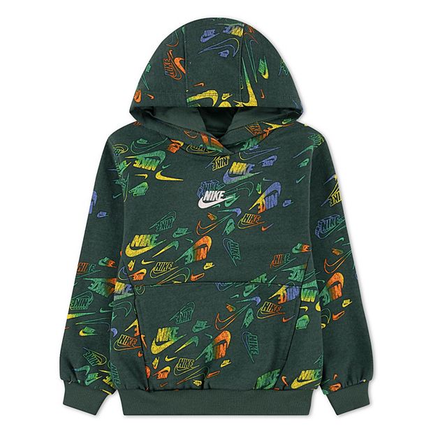 Boys 4-7 Nike All-Over Print Reveal Pullover Hoodie