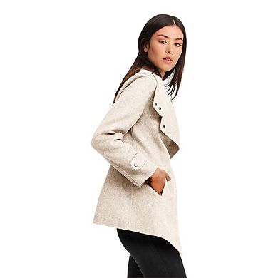 Bad Girl Wool Blend Moto Coat