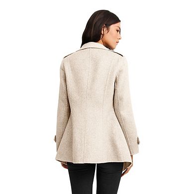 Bad Girl Wool Blend Moto Coat