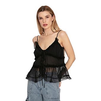 Heart Of Glass Chiffon Cami