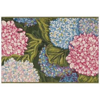 Liora Manne Esencia Hydrangeas Indoor / Outdoor Doormat
