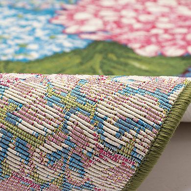 Liora Manne Esencia Hydrangeas Indoor / Outdoor Doormat