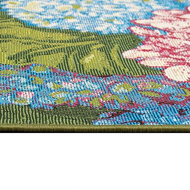 Liora Manne Esencia Hydrangeas Indoor / Outdoor Doormat