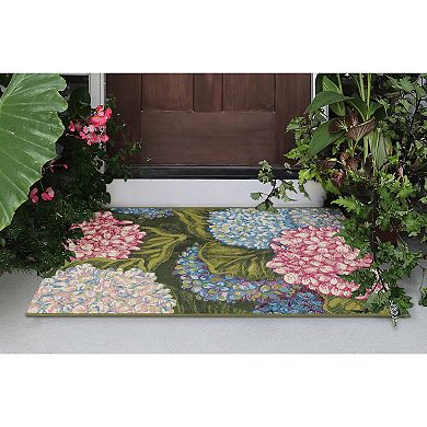 Liora Manne Esencia Hydrangeas Indoor / Outdoor Doormat