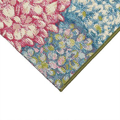 Liora Manne Esencia Hydrangeas Indoor / Outdoor Doormat
