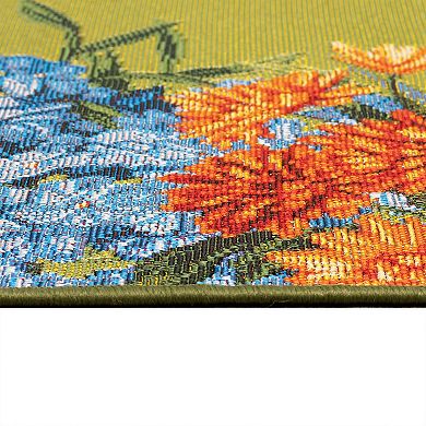 Liora Manne Esencia Garden Birds Indoor / Outdoor Doormat
