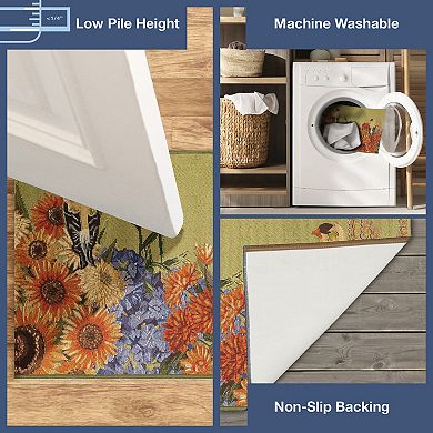 Liora Manne Esencia Garden Birds Indoor / Outdoor Doormat