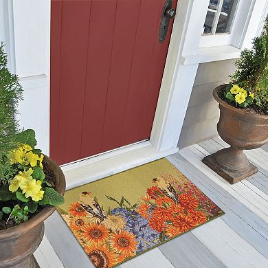 Liora Manne Esencia Garden Birds Indoor / Outdoor Doormat