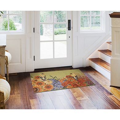 Liora Manne Esencia Garden Birds Indoor / Outdoor Doormat