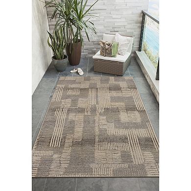 Liora Manne Riviera Lines Indoor / Outdoor Rug