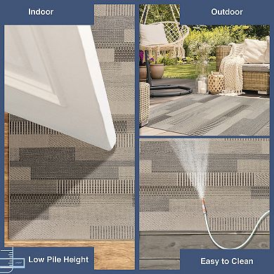 Liora Manne Riviera Bands Indoor / Outdoor Rug