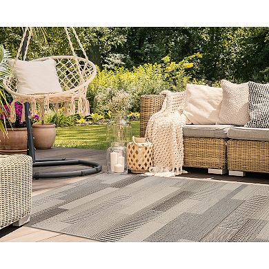 Liora Manne Riviera Bands Indoor / Outdoor Rug