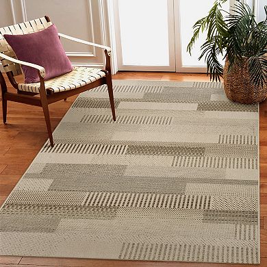 Liora Manne Riviera Bands Indoor / Outdoor Rug