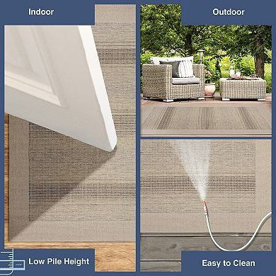 Liora Manne Riviera Border Indoor / Outdoor Rug
