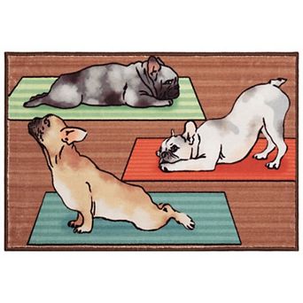Liora Manne Siena Downward Dogs Indoor Mat