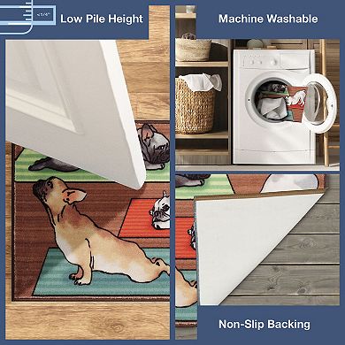 Liora Manne Siena Downward Dogs Indoor Mat