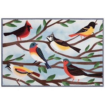 Liora Manne Siena Birds & Branches Indoor Mat