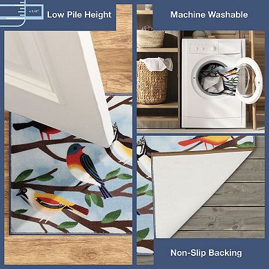 Liora Manne Siena Birds & Branches Indoor Mat