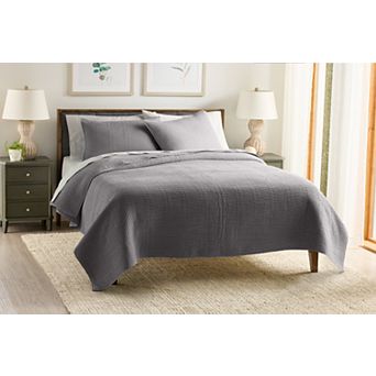 Sonoma Goods For Life® Pindot Matelassé Quilt Set