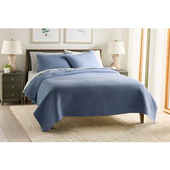 Sonoma Goods For Life® Pindot Matelassé Quilt Set