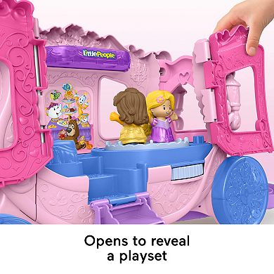 Fisher-Price Little People Disney Princess 2-pc. Musical Pull-Along Carriage Set