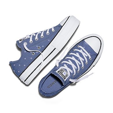 Converse Chuck Taylor All Star Lift Platform Women's Lace-Up Embroidered Sneakers