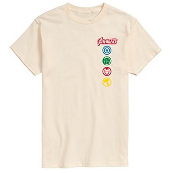 Men's Marvel The Avengers Icon Logos Graphic Tee
