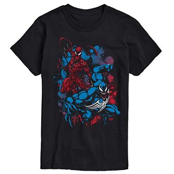 Men's Marvel Venom and Carnage Distress Graphic Tee