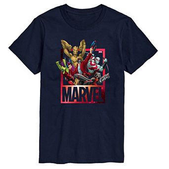 Men's Marvel Guardians Of The Galaxy Group Graphic Tee