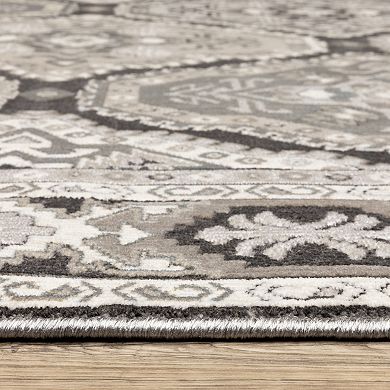 StyleHaven Traditional Panel Medallion Area Rug