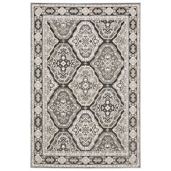StyleHaven Traditional Panel Medallion Area Rug