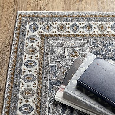 StyleHaven Traditional Center Medallion Area Rug