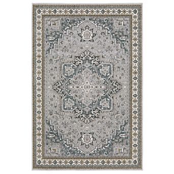StyleHaven Traditional Center Medallion Area Rug