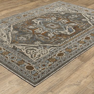 StyleHaven Traditional Artisan Medallion Area Rug