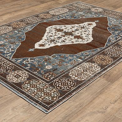 StyleHaven Vintage Center Medallion Area Rug