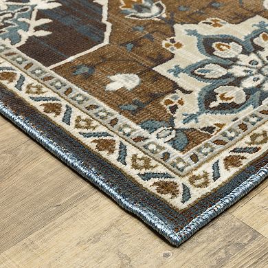 StyleHaven Traditional Panel Medallions Area Rug