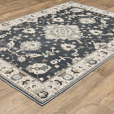StyleHaven Bordered Traditional Area Rug