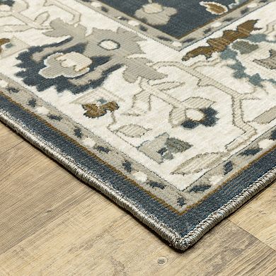 StyleHaven Bordered Traditional Area Rug