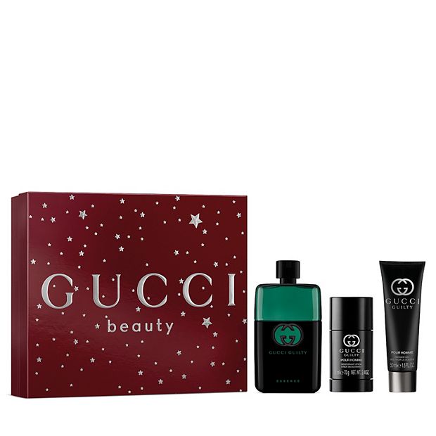 残量9割 GUCCI GUILTY ギフトセット 50ml+ミニボトル Gucci Guilty Essence Pour Homme Eau de Toilette Gift Set