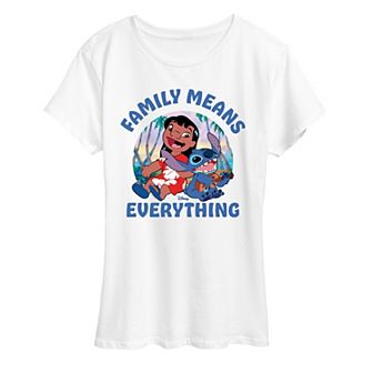 Disney's Lilo & Stitch Women's Family Means Everything Graphic Tee
