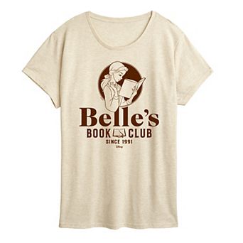 Disney's Beauty and the Beast Belle Women's Book Club Graphic Tee