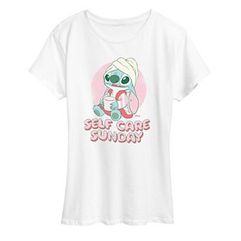 Disney's Lilo & Stitch Women's Self Care Sunday Graphic Tee
