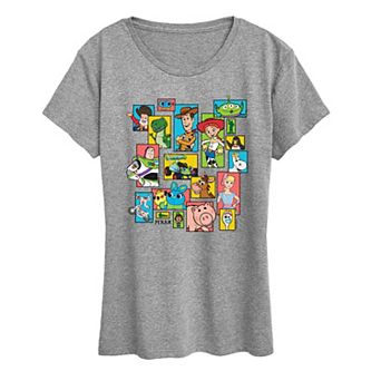Disney / Pixar's Toy Story Women's Character Grid Graphic Tee