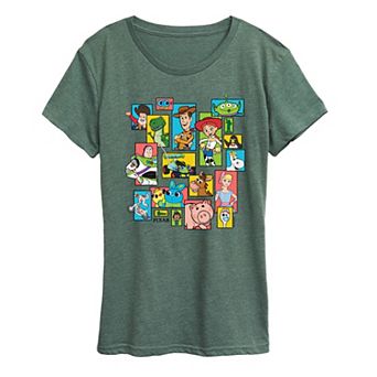 Disney / Pixar's Toy Story Women's Character Grid Graphic Tee